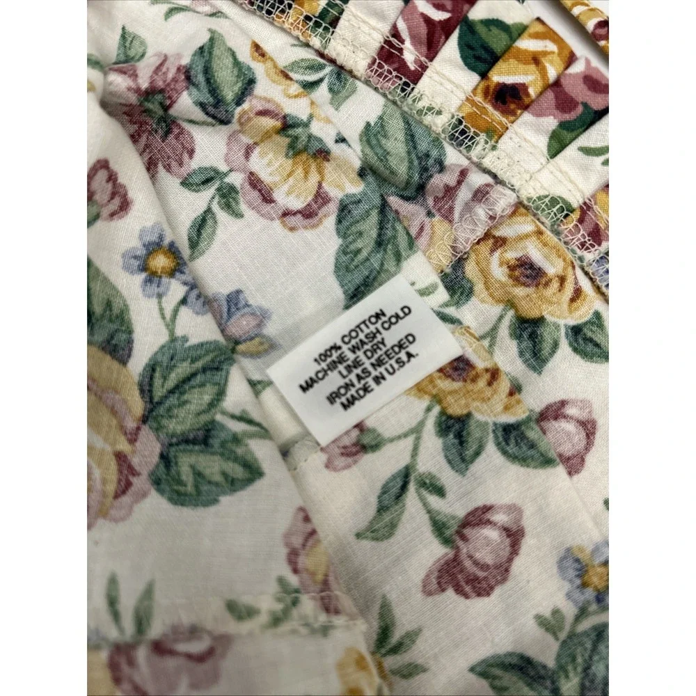 Longaberger Garden of Splendor Basket Liner 4 PC Lot Retired‎ 6220